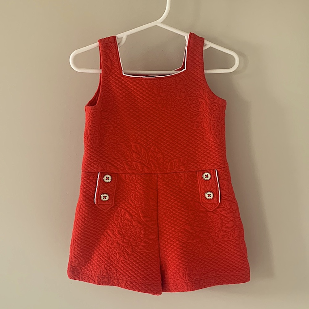 JANIE AND JACK GIRLS SLEEVELESS ROMPER SIZE 2T EXCELLENT CONDITION!!